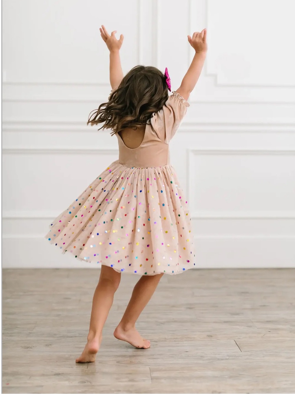 Ollie Jay Diana Dress in Confetti Cream, 2T